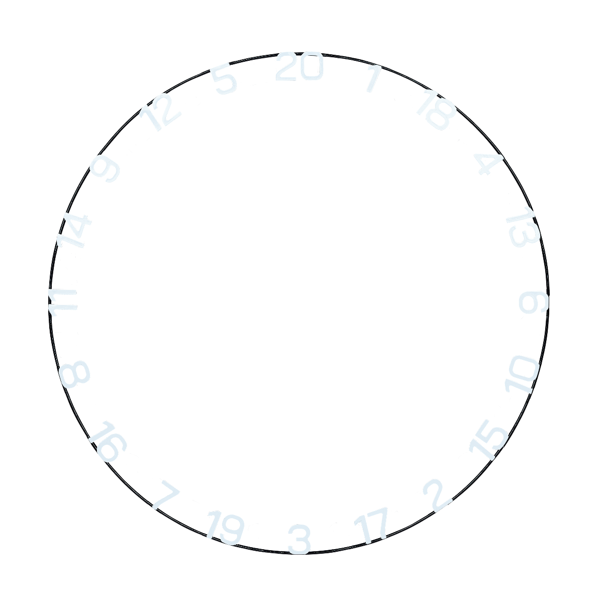 Unicorn Eclipse Ultra-Visible Number Ring - 30% Larger