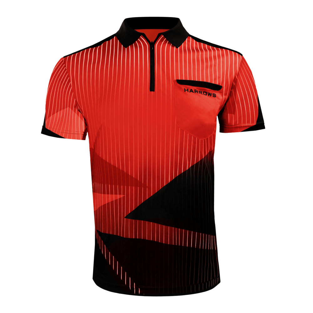 Harrows Shard Red - Dartshirt