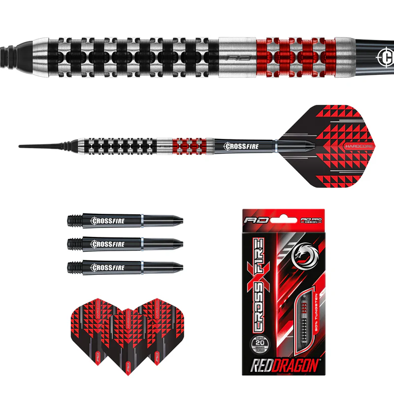 Red Dragon Crossfire 90% Soft Tip Darts