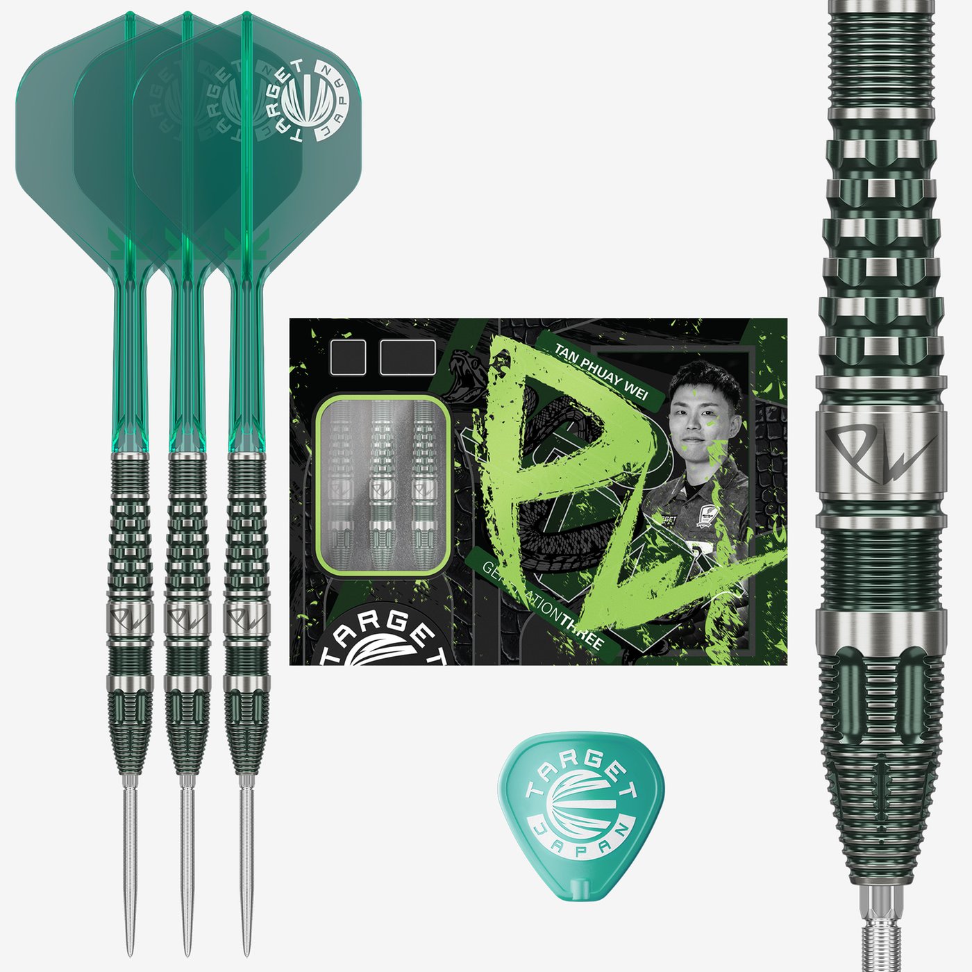 Target Japan Tan Phuay Wei PW G3 Swiss Point 90 % - Darts Tikat
