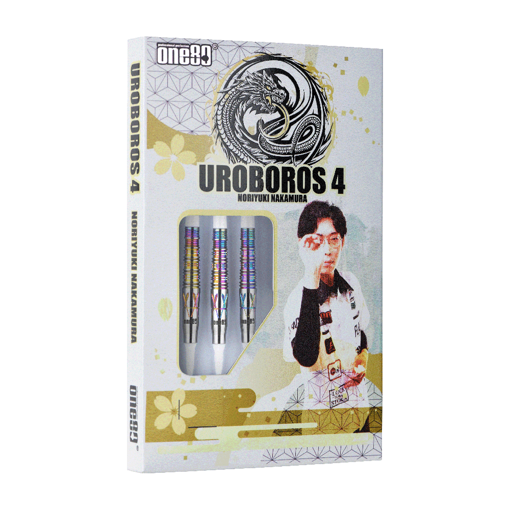 ONE80 Noriyuki Nakamura V4 Rainbow 90% Soft Tip Darts