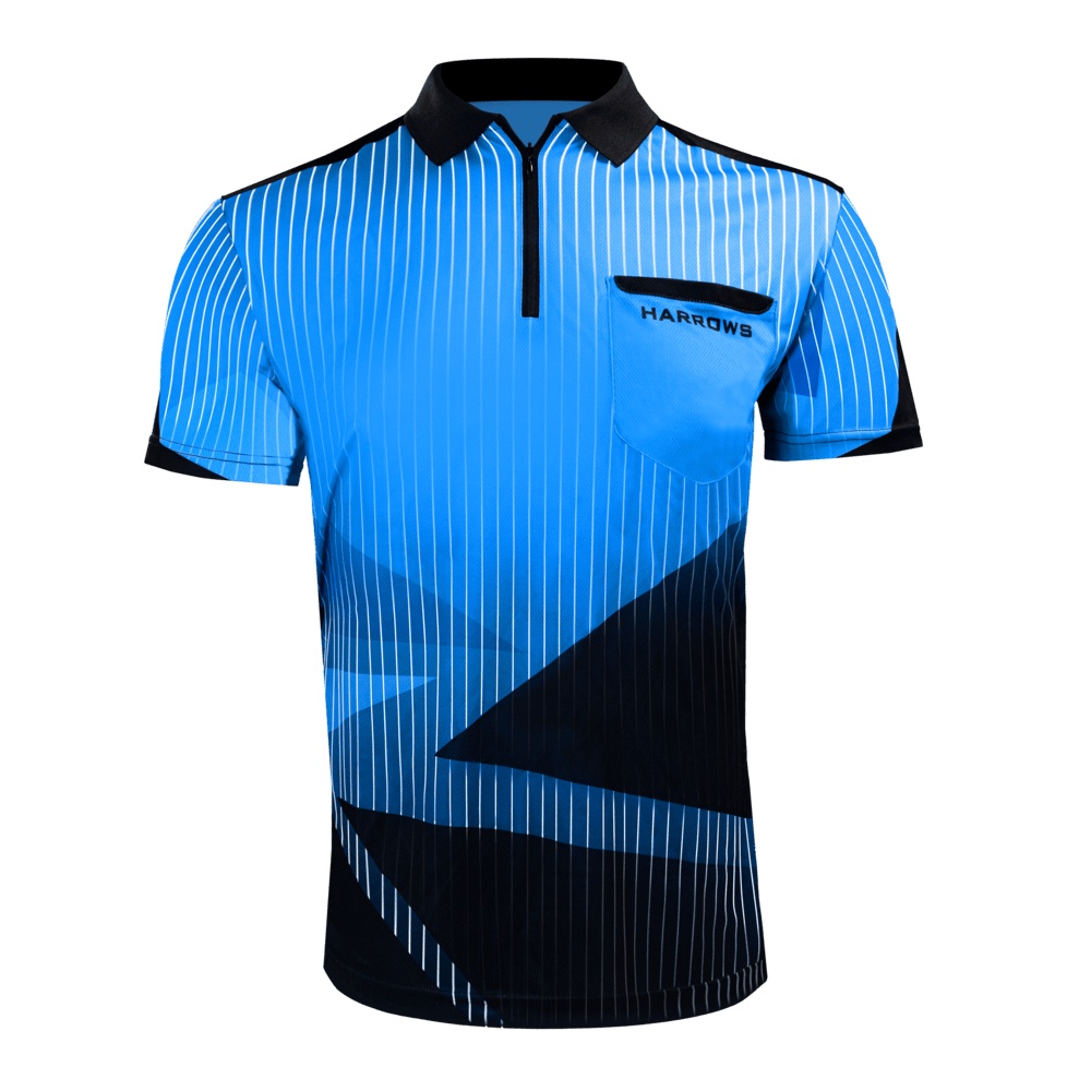 Harrows Shard Blue - Dartshirt
