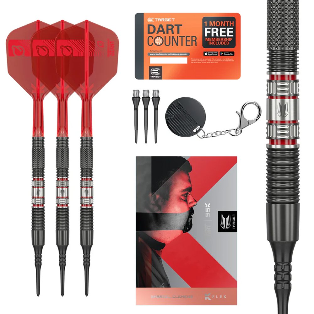 Target Gabriel Clemens 95K 95% - Softdarts