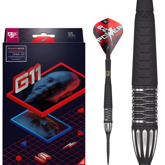 Target Phil Taylor Raw Power G11 Swiss Point 95% - Steel Tip Darts