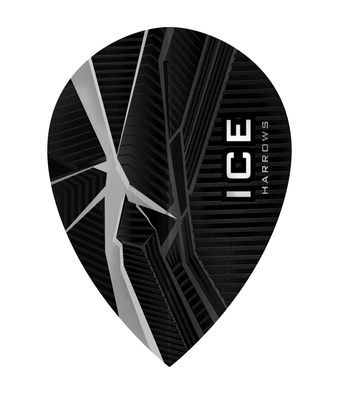 Harrows ICE Recut Pear Clear Darts Flights