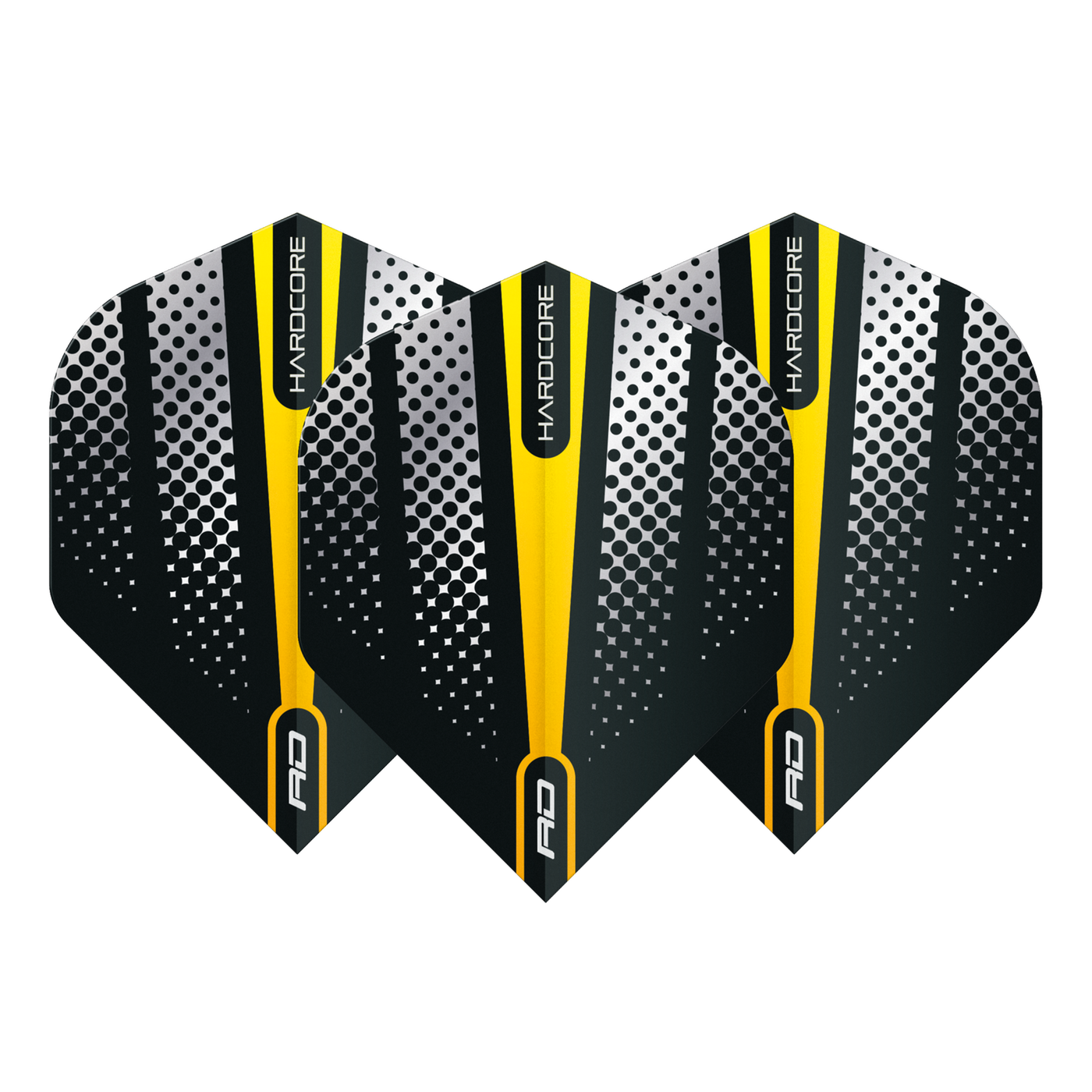Red Dragon Hardcore Radical Yellow Flash Darts Flights