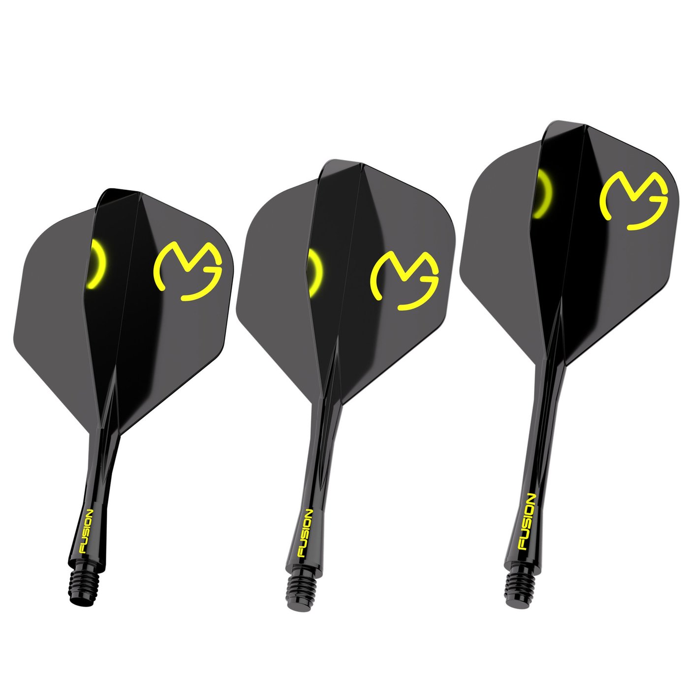 Plumas Winmau Fusion Michael van Gerwen Green Black NO2