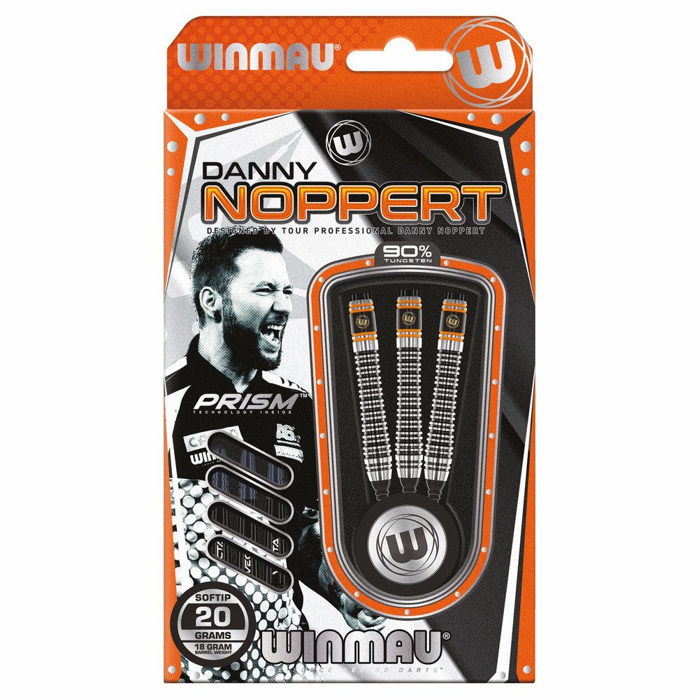 Dardos Winmau Danny Noppert 2.0 90%  Punta de Plástico