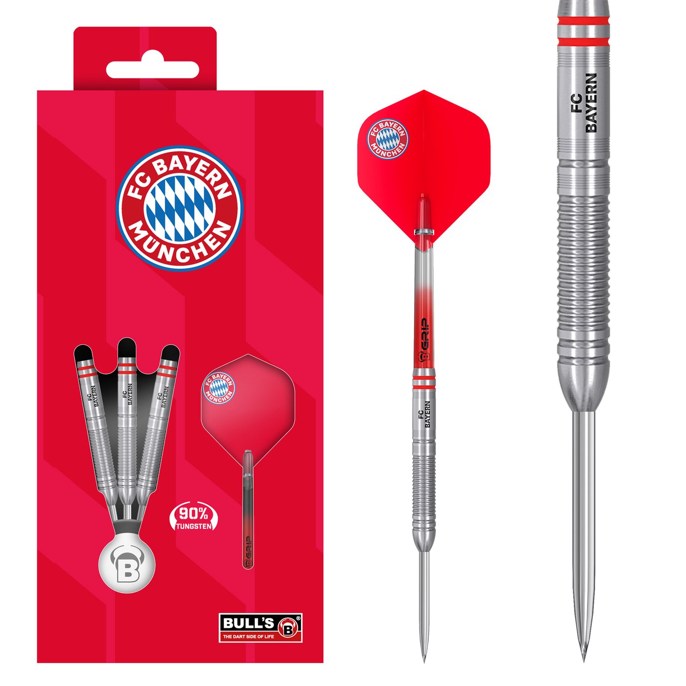 BULL'S FC Bayern München 90% - Steel Tip Darts