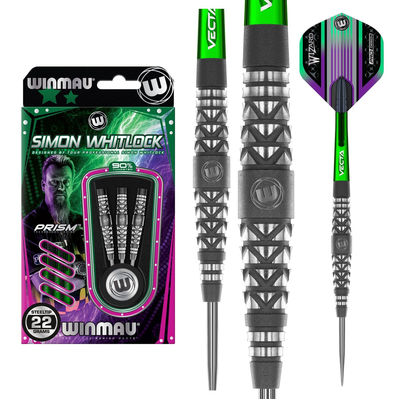 Winmau Simon Whitlock Atomised 90% Darts