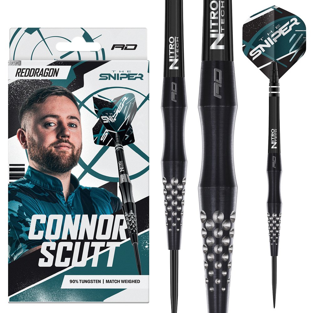 Red Dragon Connor Scutt 90% - Steel Tip Darts - Dartshopper.com