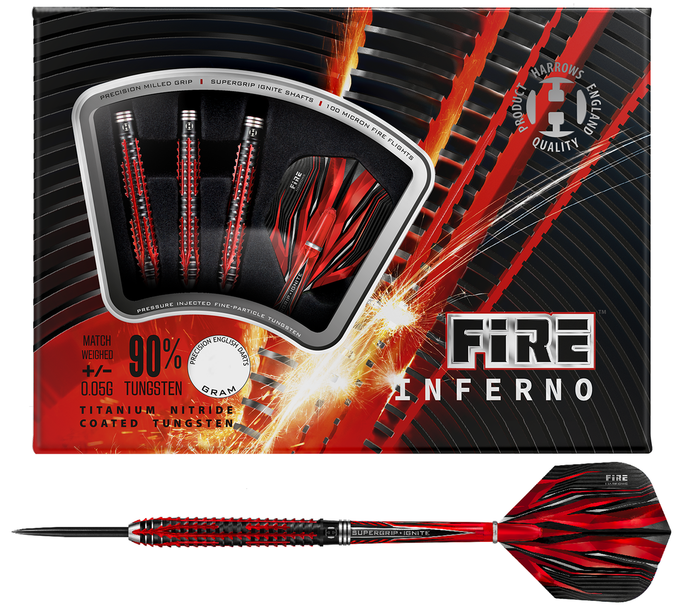 [Tweedekans]Harrows Fire Inferno 90% 21 gram