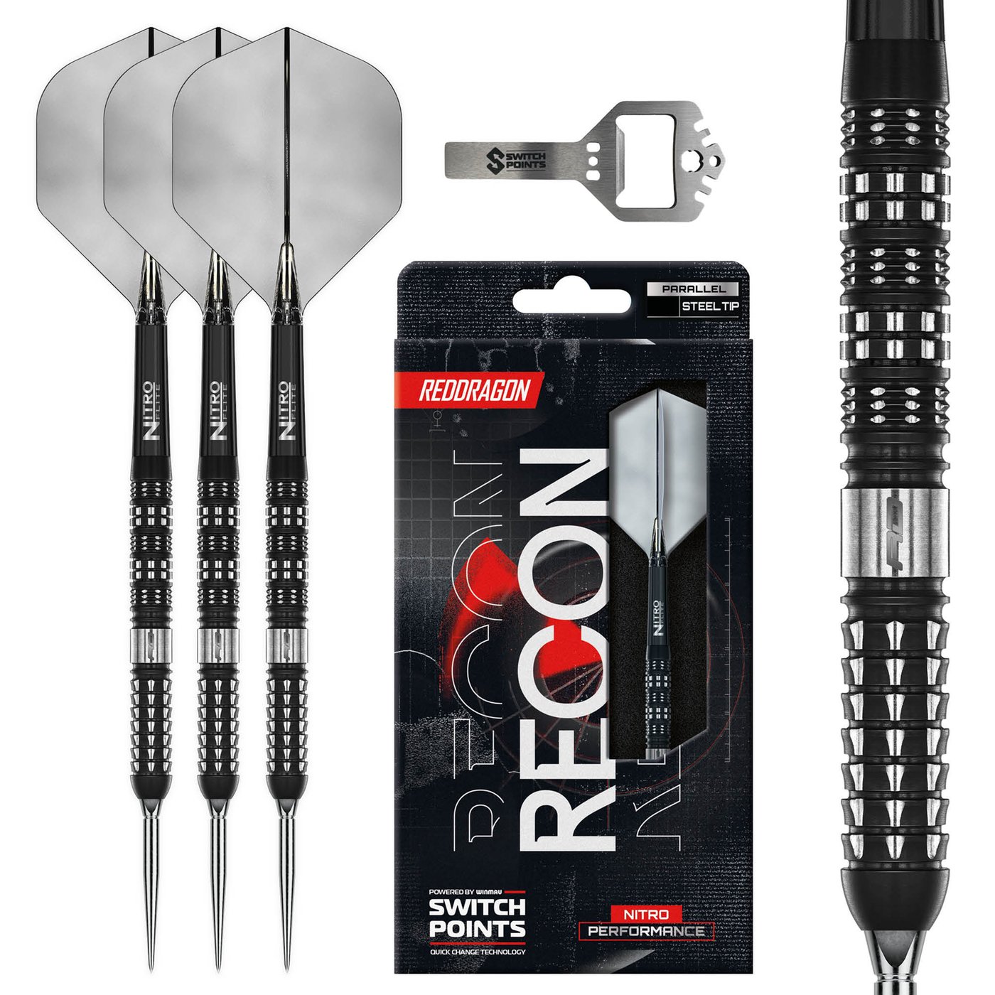 Red Dragon Recon Parallel Switch Point 90% - Dartpfeile