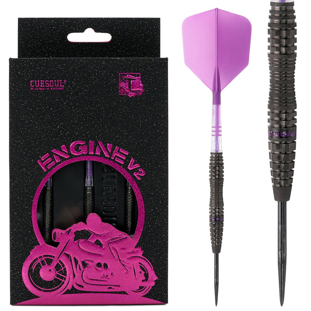 Cuesoul Engine V2 Purple Hope 90% - Steel Tip Darts