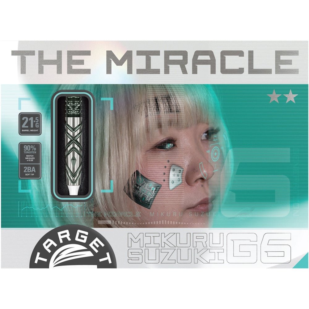 Target Japan Mikuru Suzuki The Miracle G6 90%  Soft Tip Darts