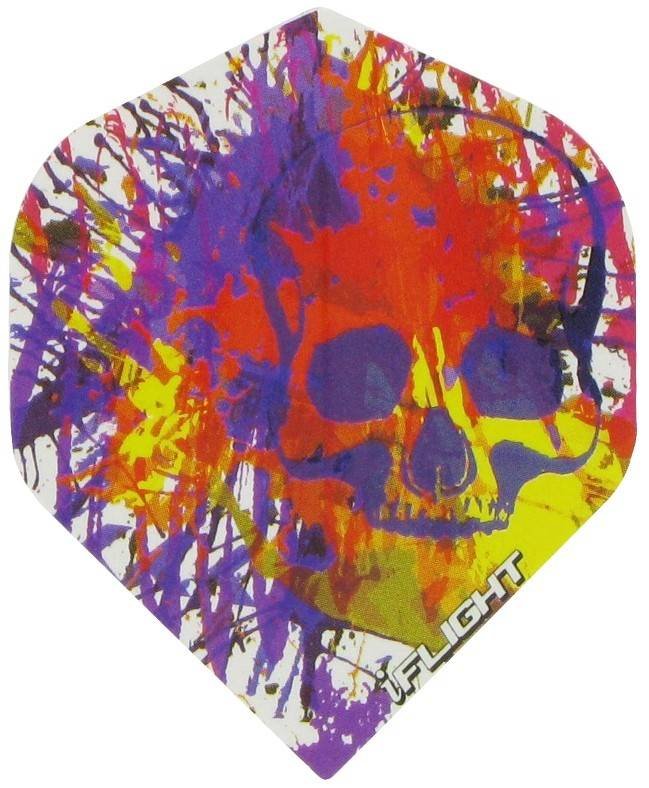 i - Skull Painted Darts Flights