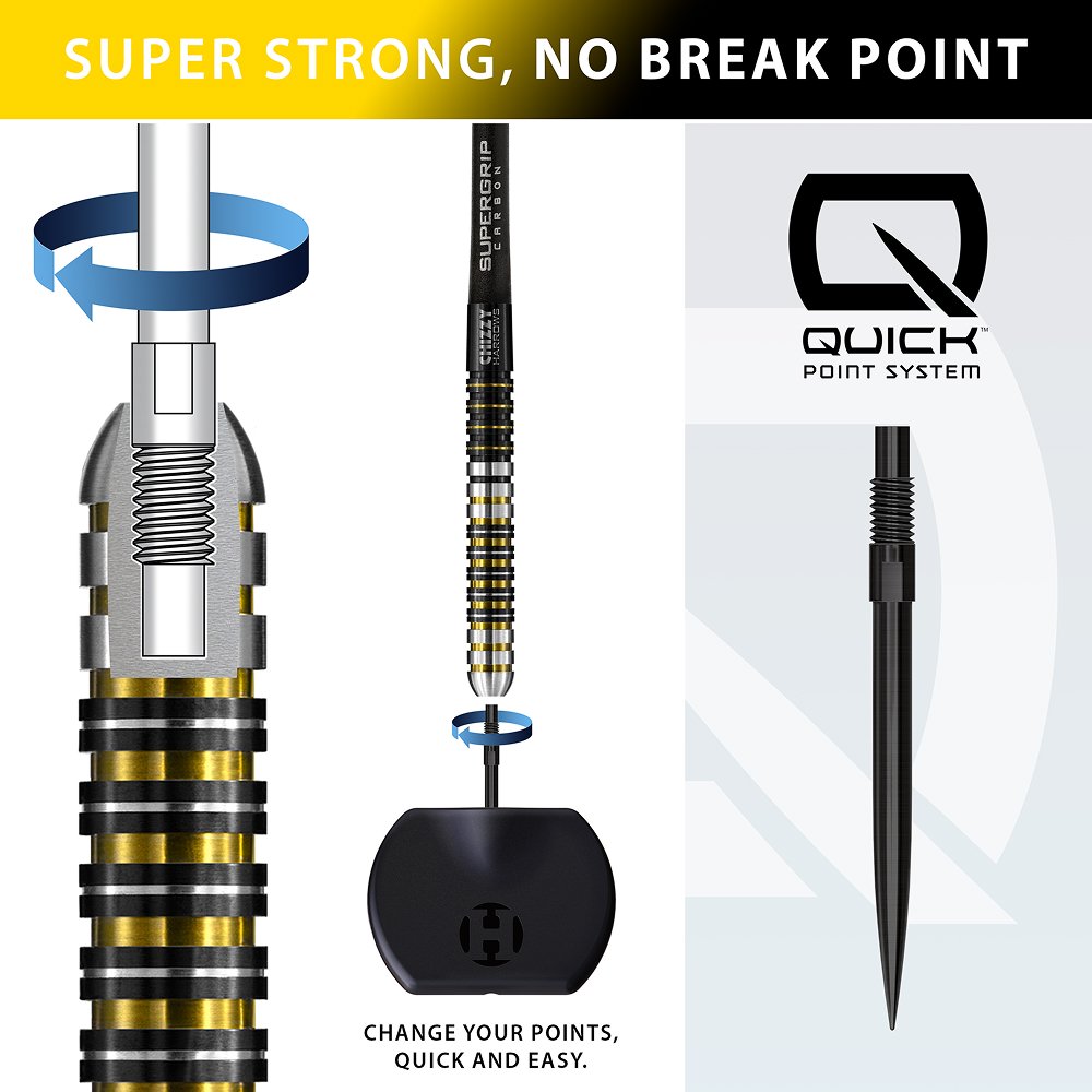ARROWDYNAMIX v1 ハーフブリック(6個) Harrows Dave Chisnall V1 Quick Point 90% - Dartpijlen - Dartshopper.nl