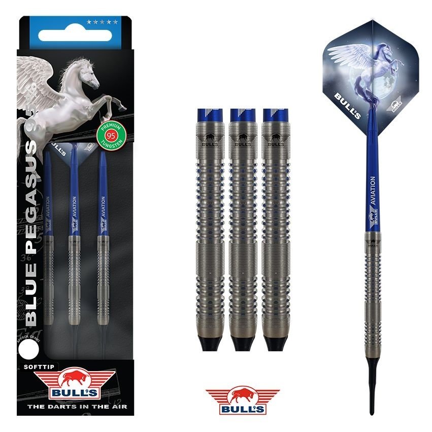 Bull's Blue Pegasus B 95% Soft Tip Darts