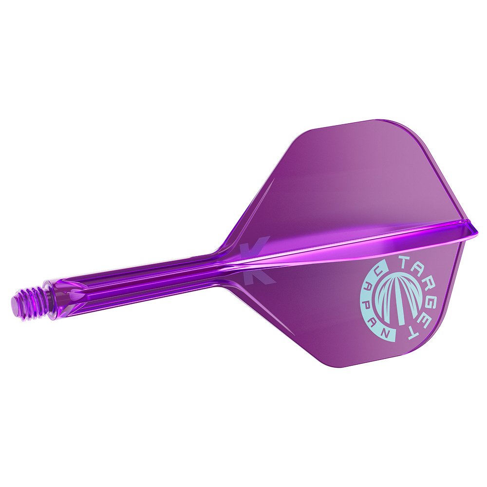 Target Japan K-Flex Purple Logo NO2 Darts Flights - Dartshopper.com