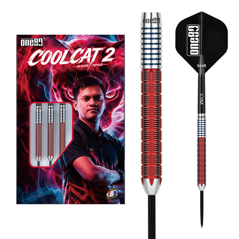 ONE80 Alexis Toylo Coolcat II 90% - Steel Tip Darts