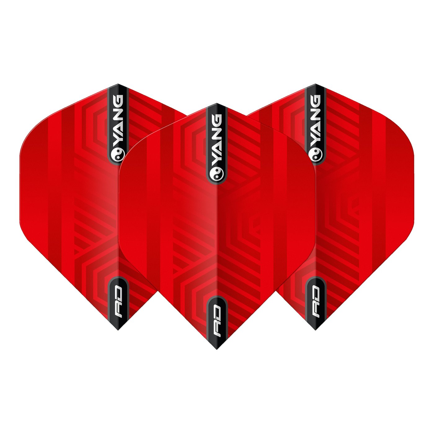 Red Dragon Yin Yang Red Black Darts Flights