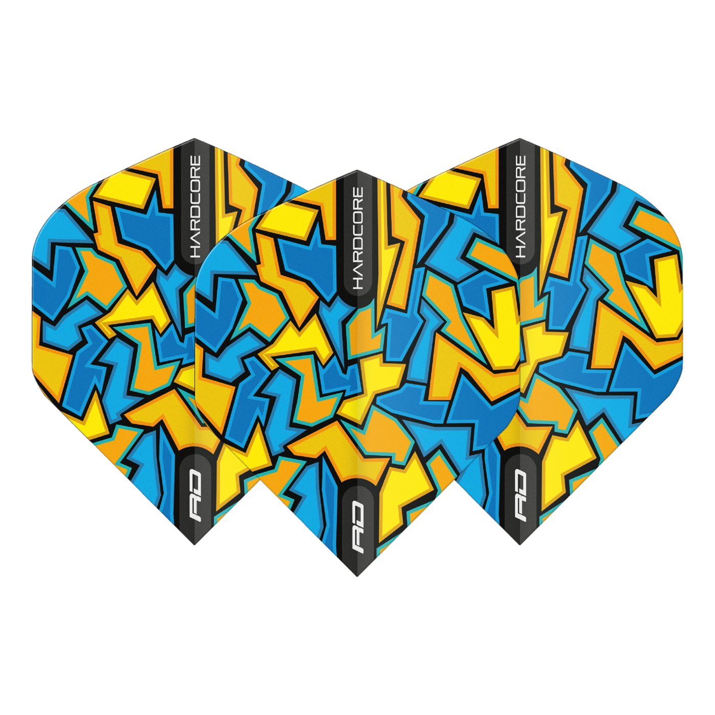 Red Dragon Hardcore Radical Blue Crackle Darts Flights