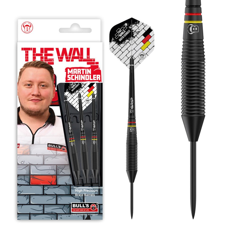 BULL'S Martin Schindler Black Brass - Dartpijlen