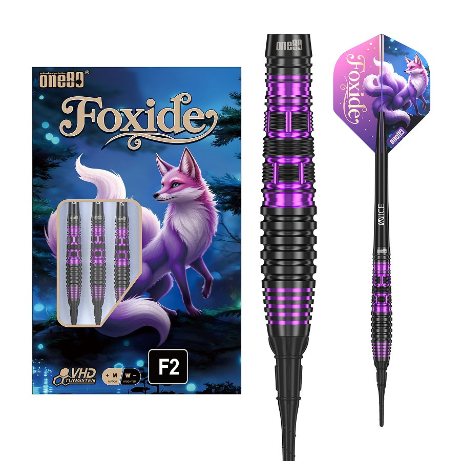 ONE80 Foxide F2 90% - Soft Tip Darts - Dartshopper.co.uk