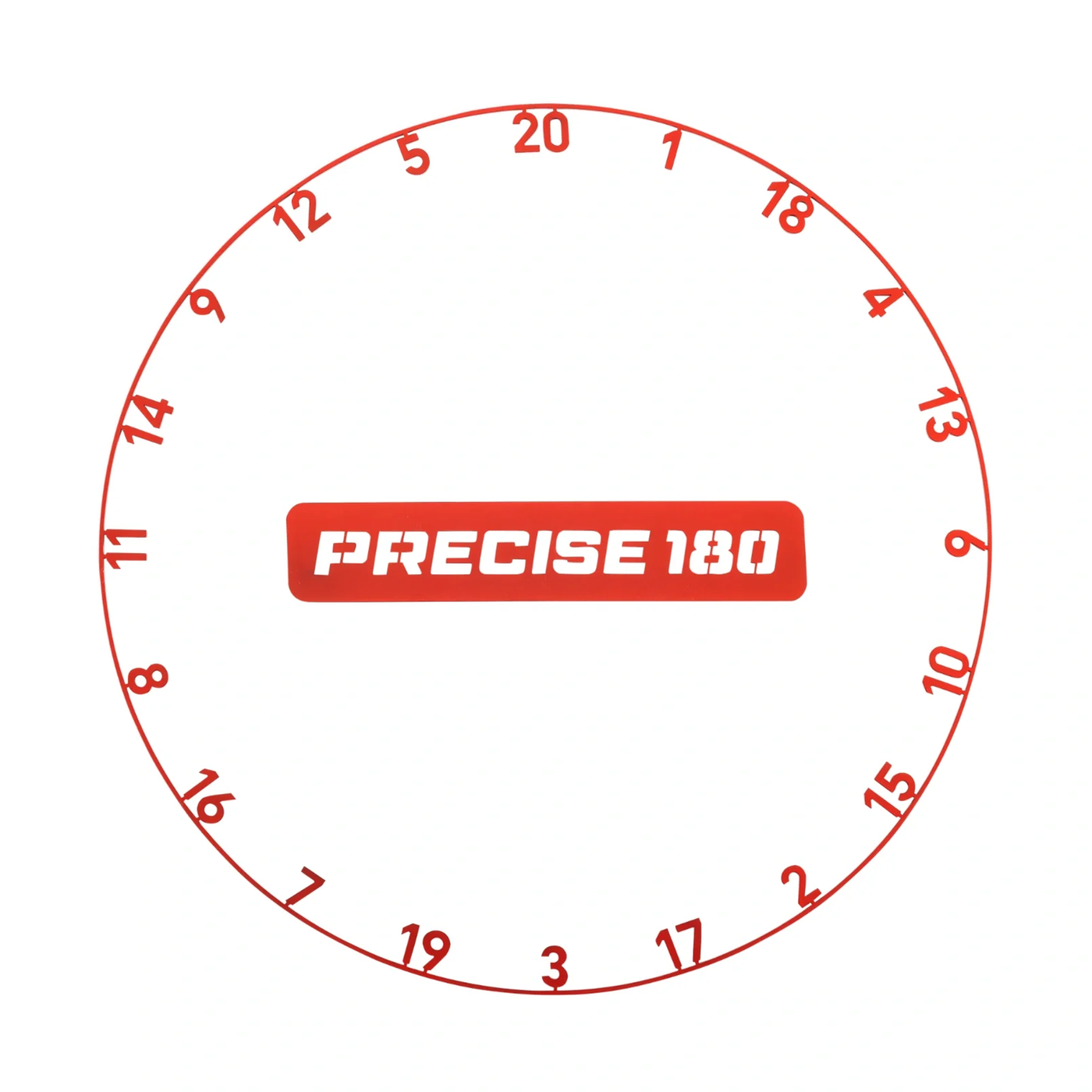 Precise180 Numberring Inferno Red