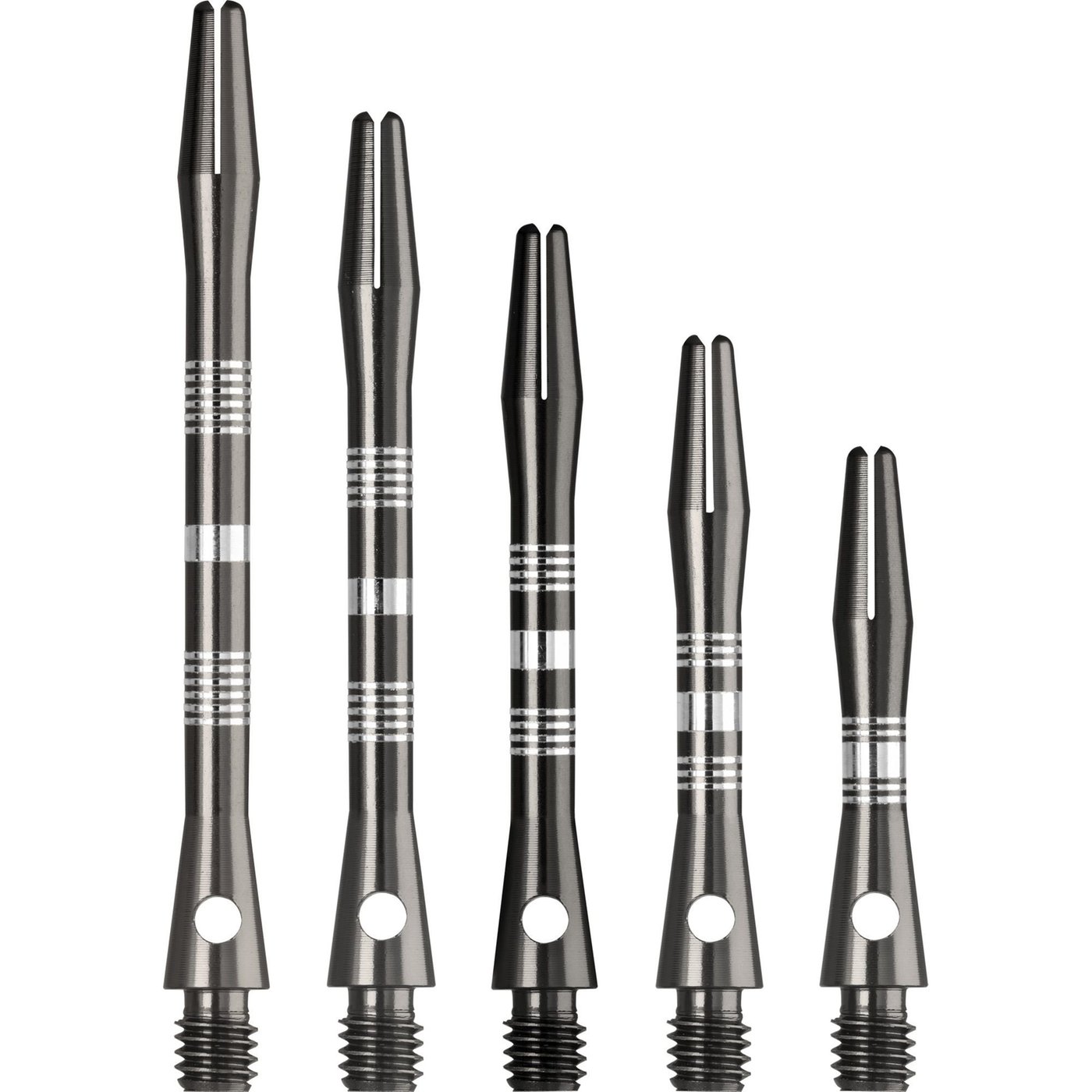 Dartshopper Aluminium Regrooved Grey - Dart Shafts