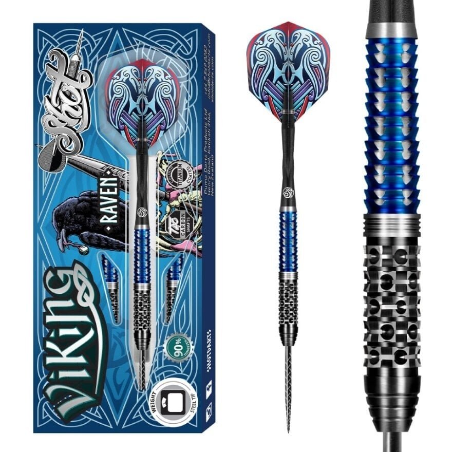 Shot Viking Raven 90% - Steel Tip Darts - Dartshopper.com