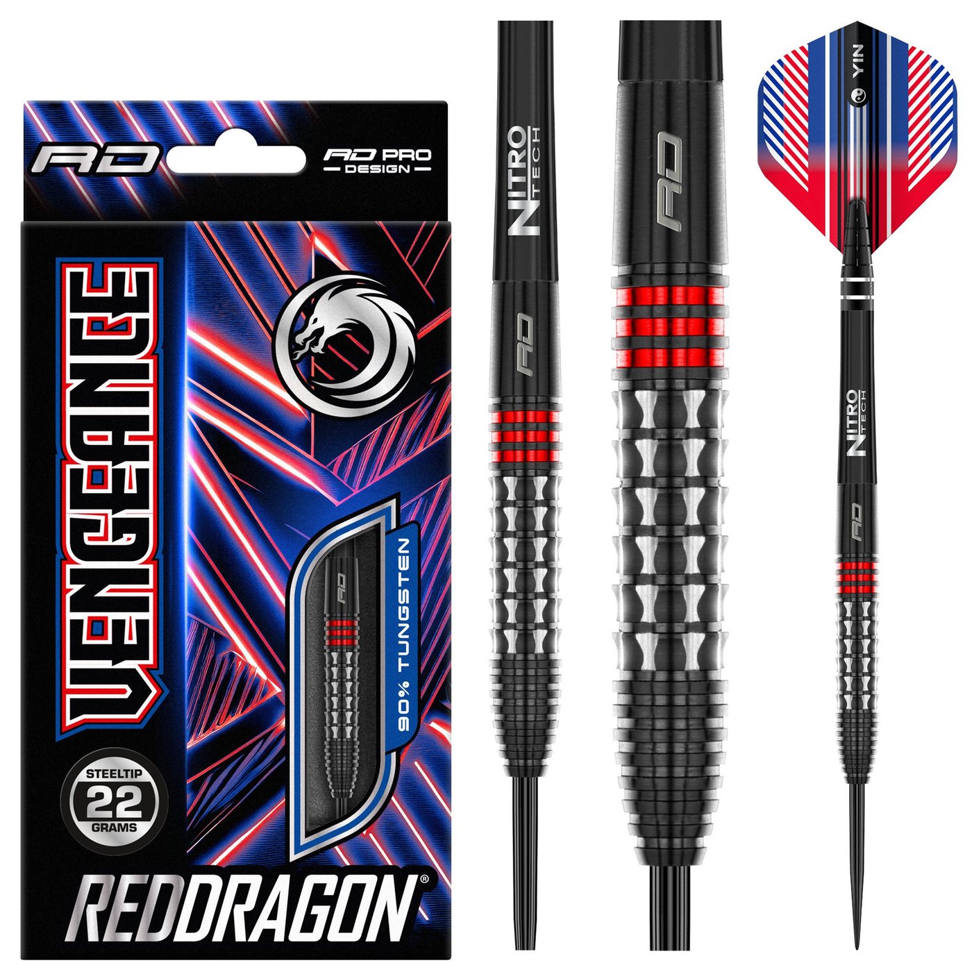 Red Dragon Vengeance Red 90% Darts