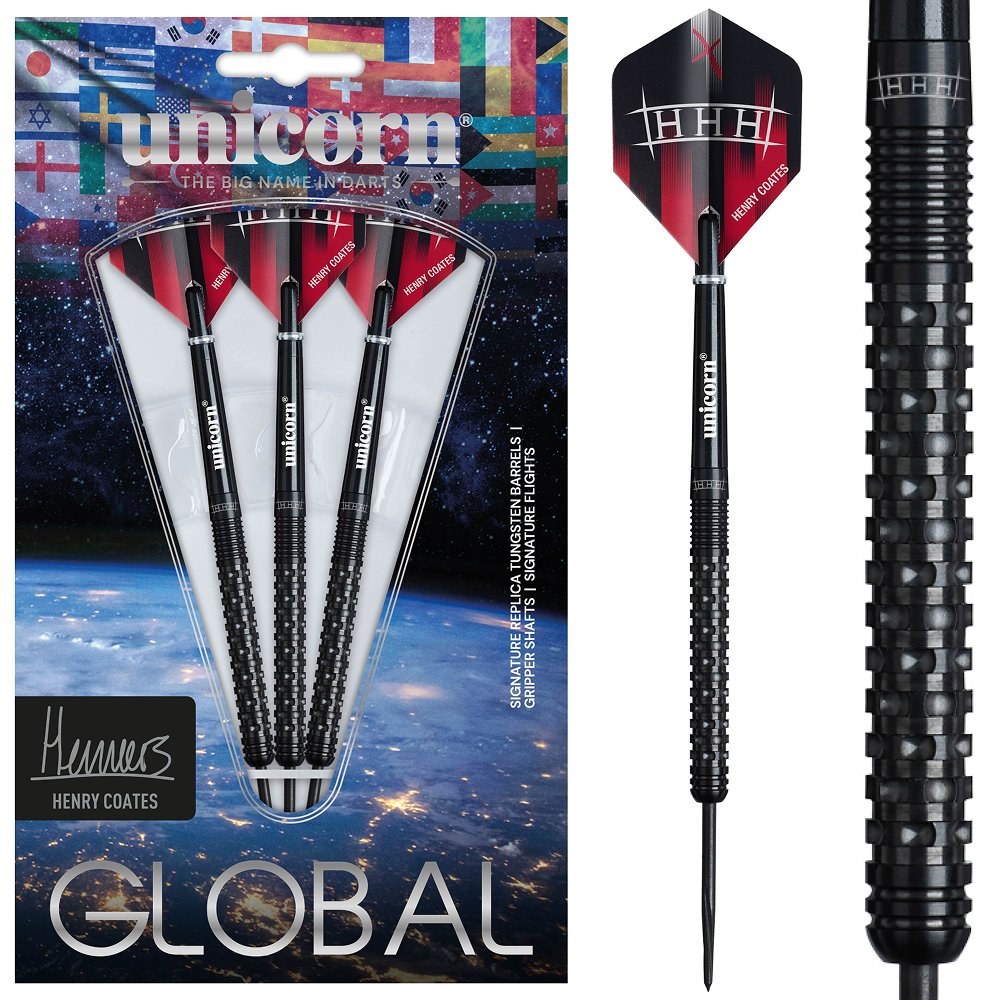 Unicorn Henry Coates Phase 2 90% - Steel Tip Darts