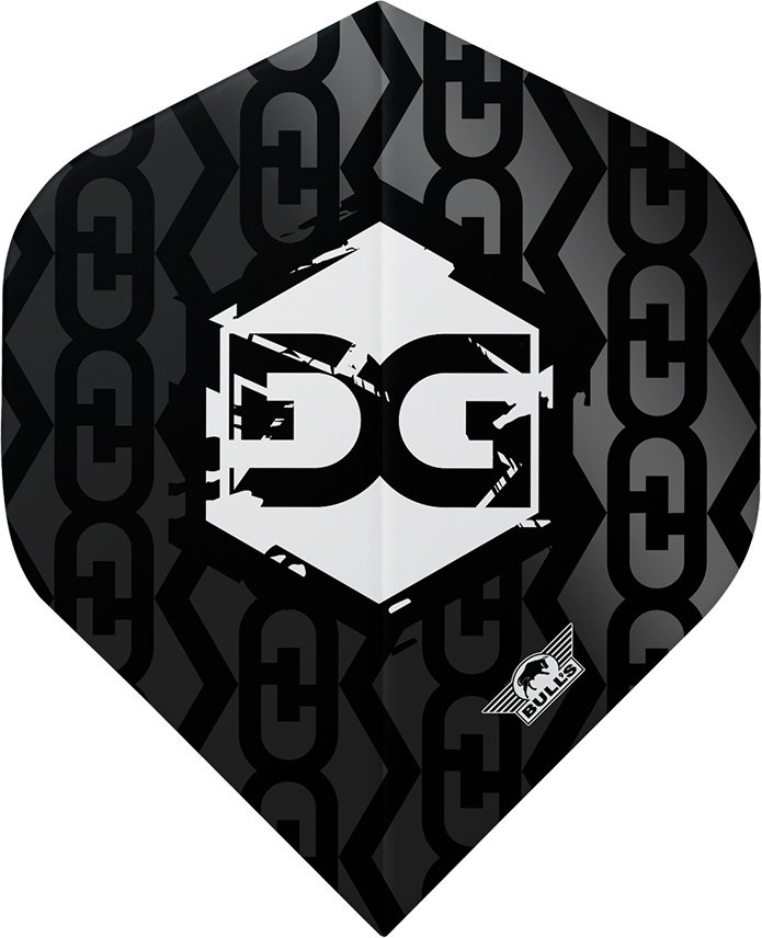 Bull's - Martijn Kleermaker Player 100 80 Std - Black Darts Flights