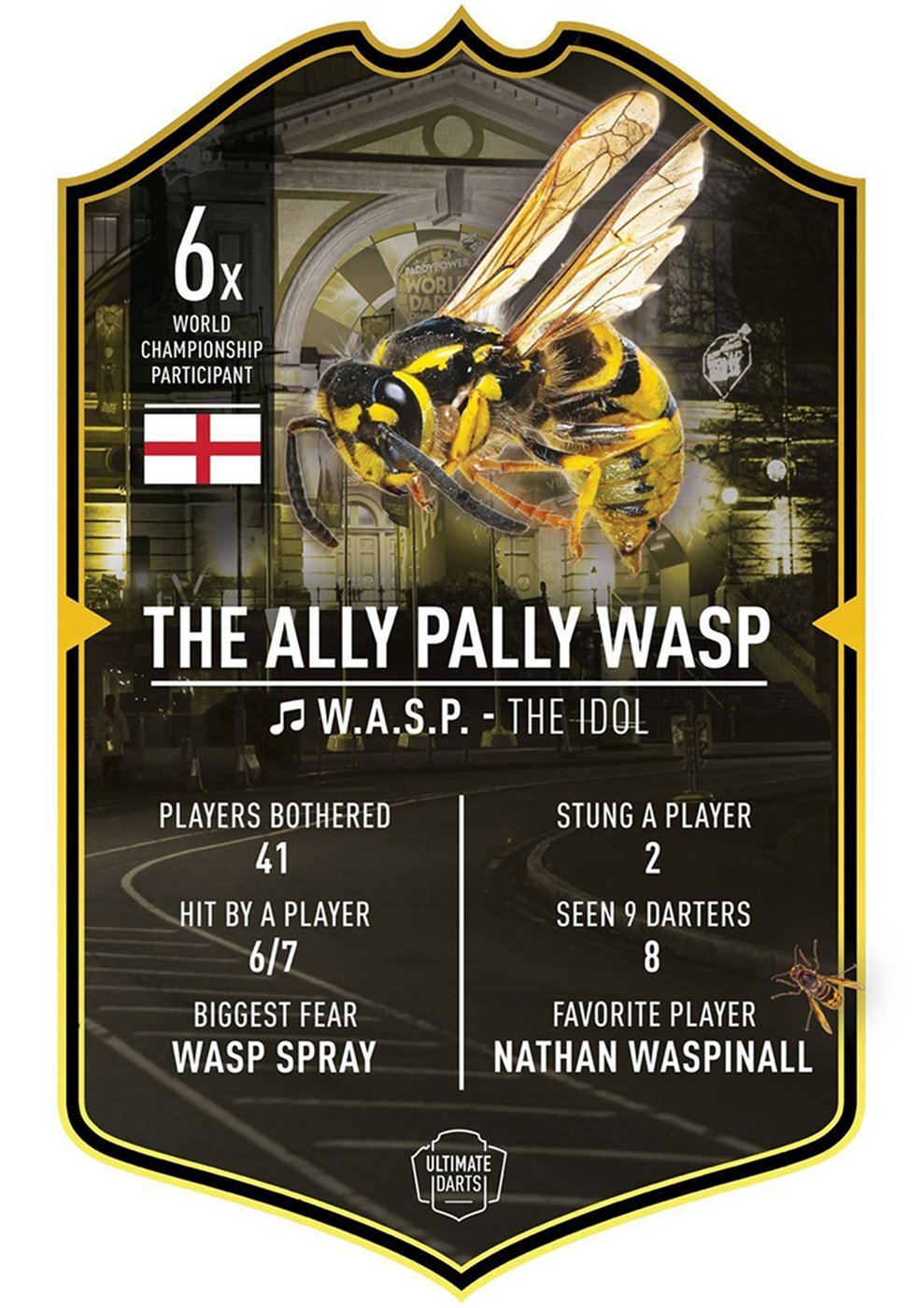 Ultimate Darts Card The Ally Pally Wasp 2026