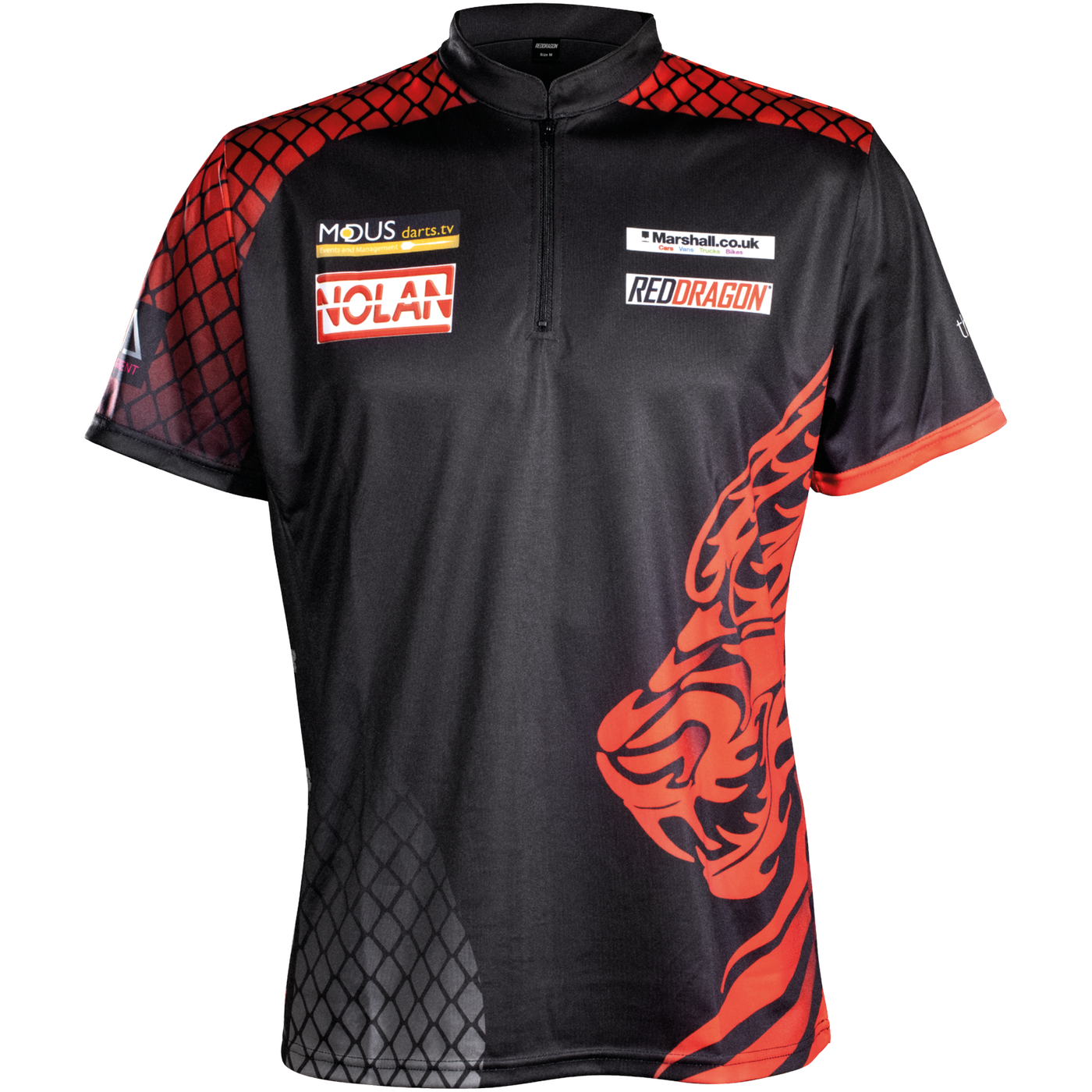 Red Dragon Jonny Clayton Dragon Tour Polo Dart Shirt