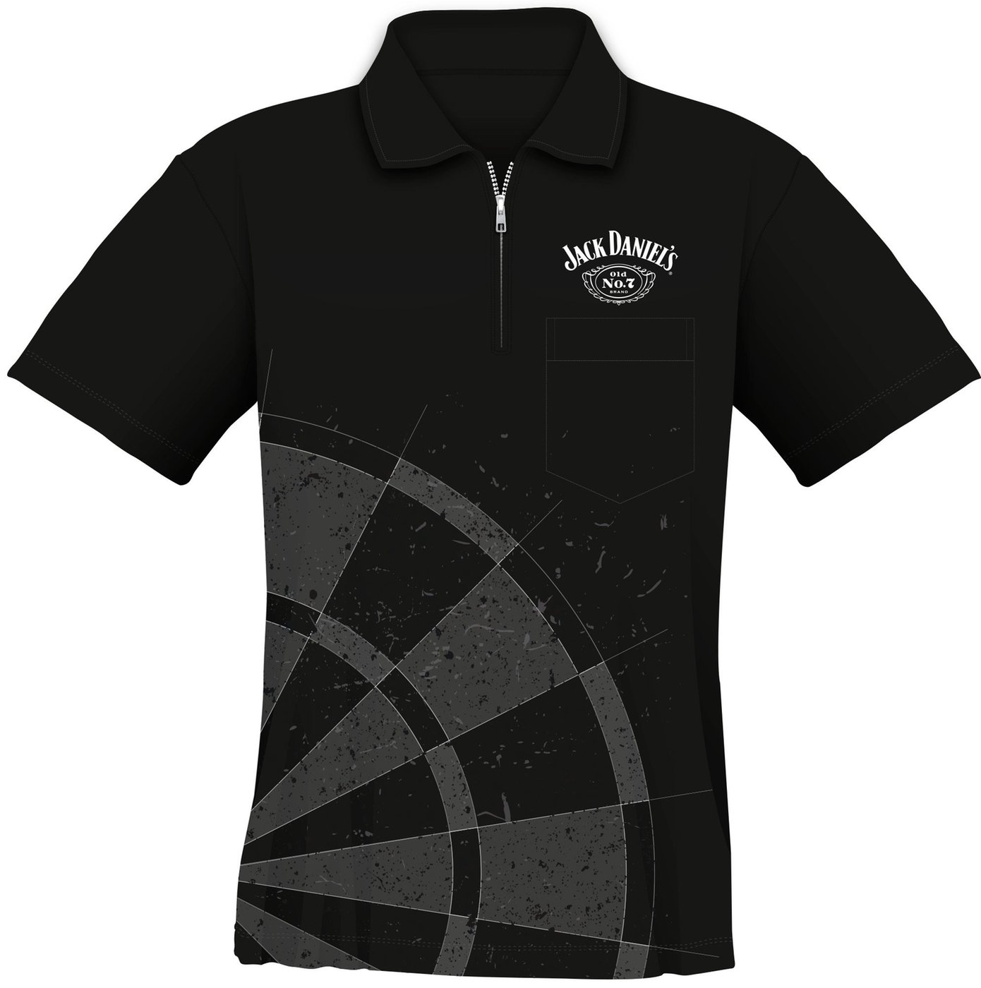 Jack Daniels Black - Maglietta con Freccette - Camica Dart