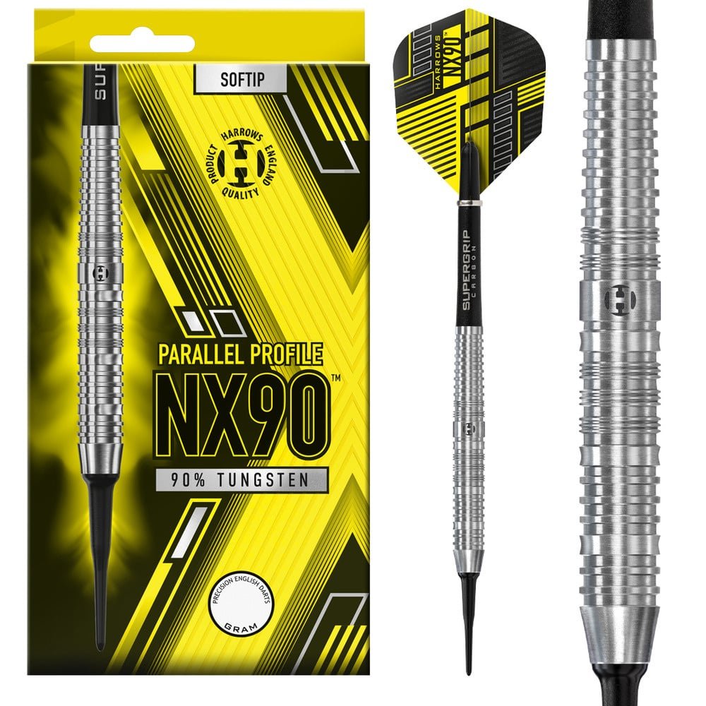 Harrows NX90 Parallel 90% - Soft Tip Darts - Dartshopper.com