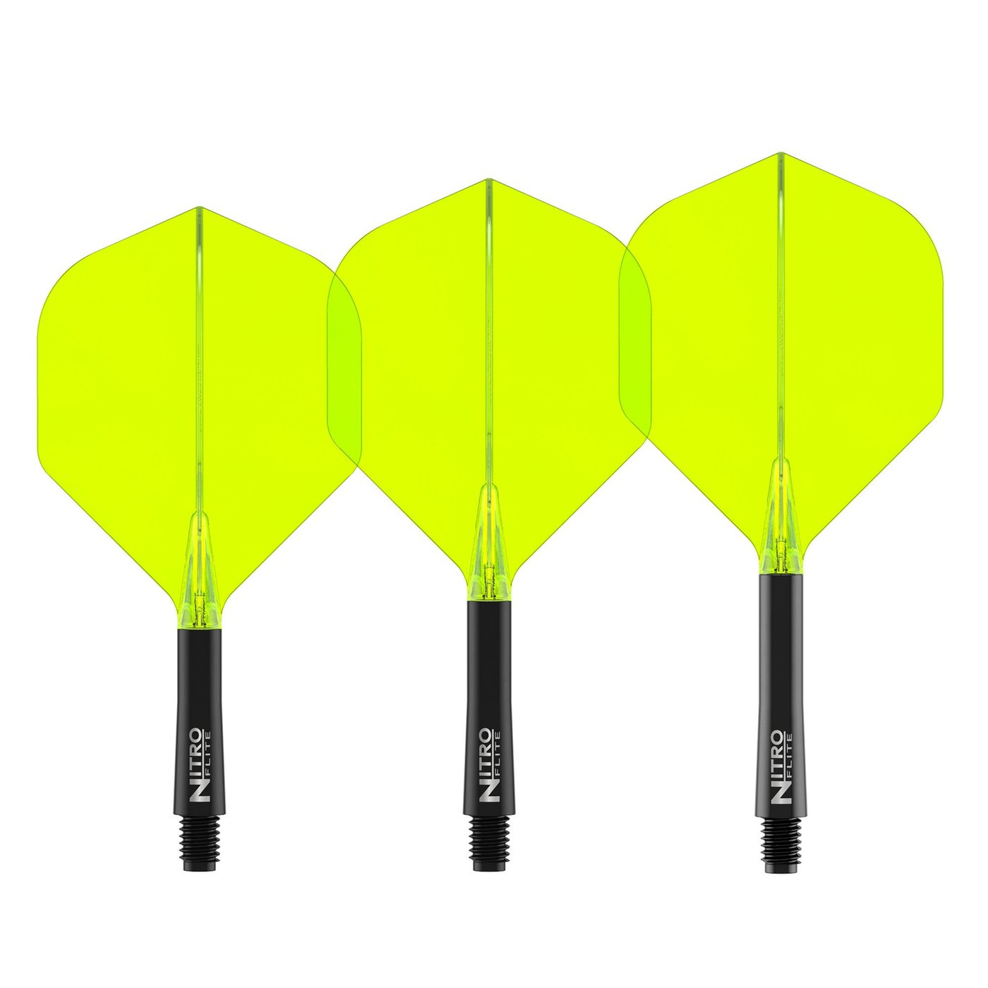 Red Dragon Nitro Flite System Black Yellow NO2 Dart Flights