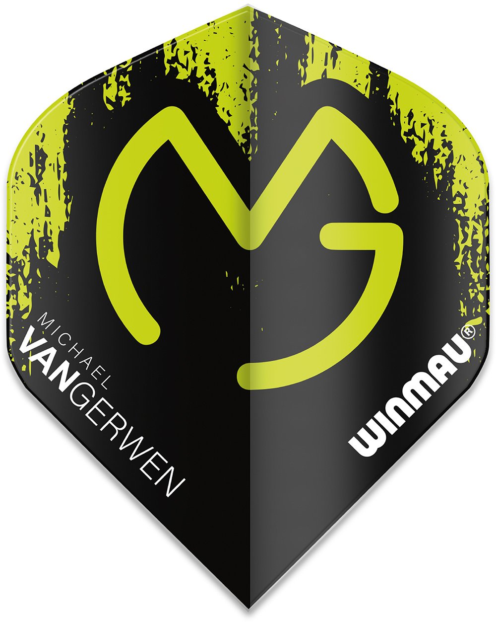 Winmau Michael van Gerwen Mega Standard Black Darts Flights