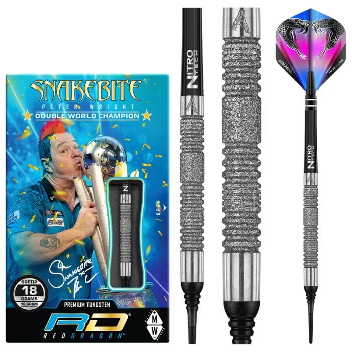 Red Dragon Peter Wright Snakebite 11 Element 85% Soft Tip Darts