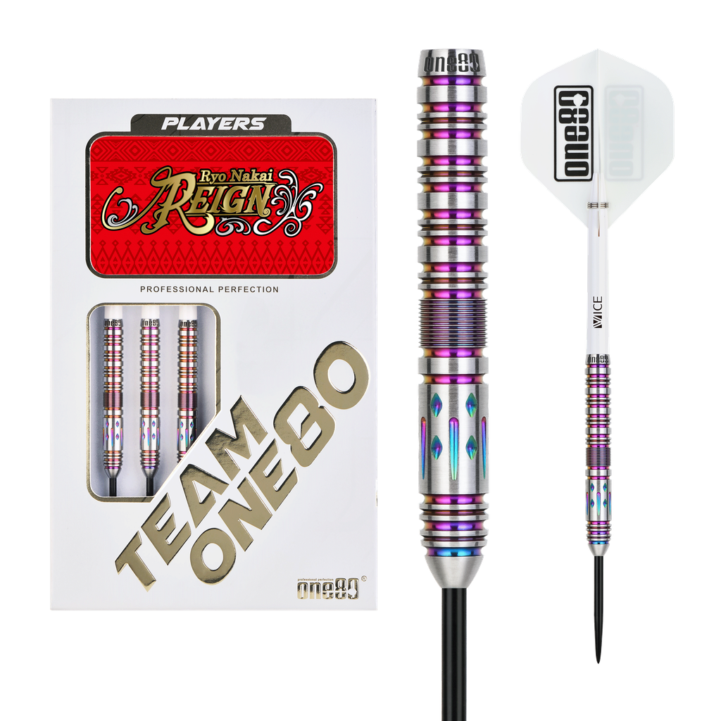 Dardos ONE80 Ryo Nakai 90% Punta de Acero