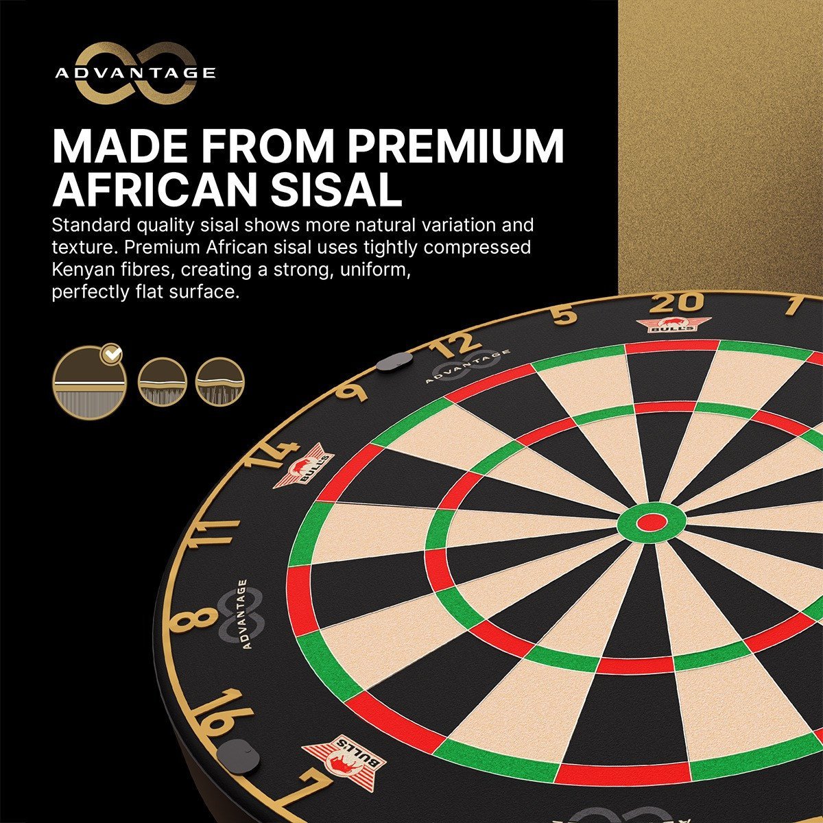 Bull's Advantage 8 - Professional Dartboard - Dartshopper.com