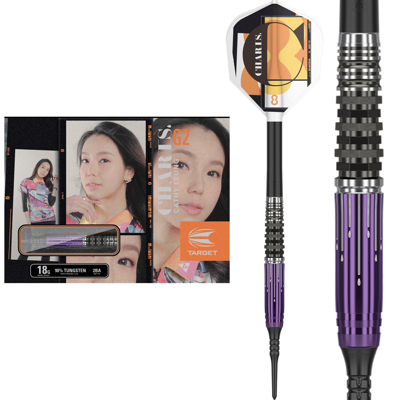 Target Japan Cathy Leung Charis G2 90% Soft Tip Darts