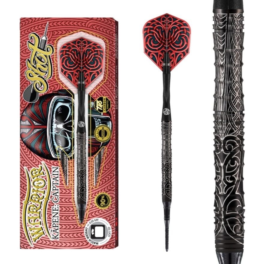 Shot Warrior Kapene Captain 90% Soft Tip Darts
