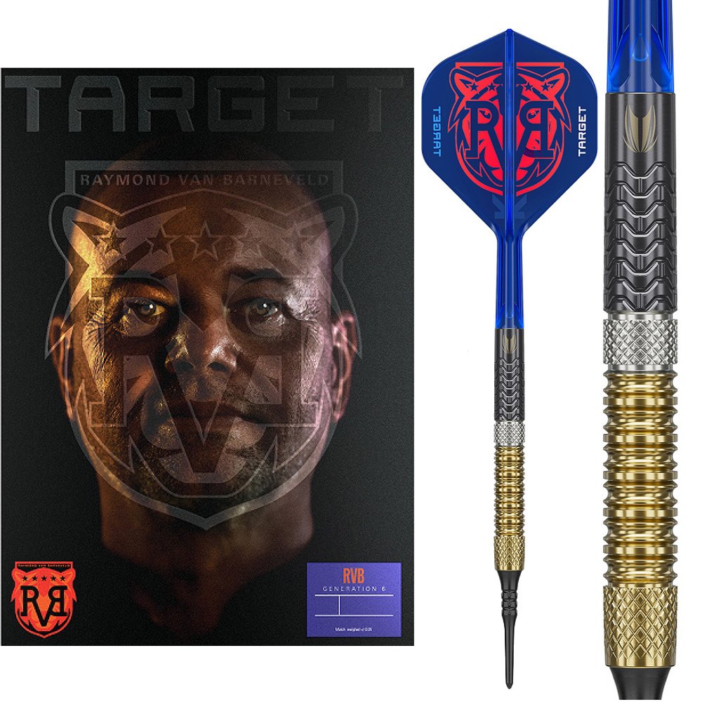Target Raymond van Barneveld G6 95% Soft Tip Darts - Dartshopper.com