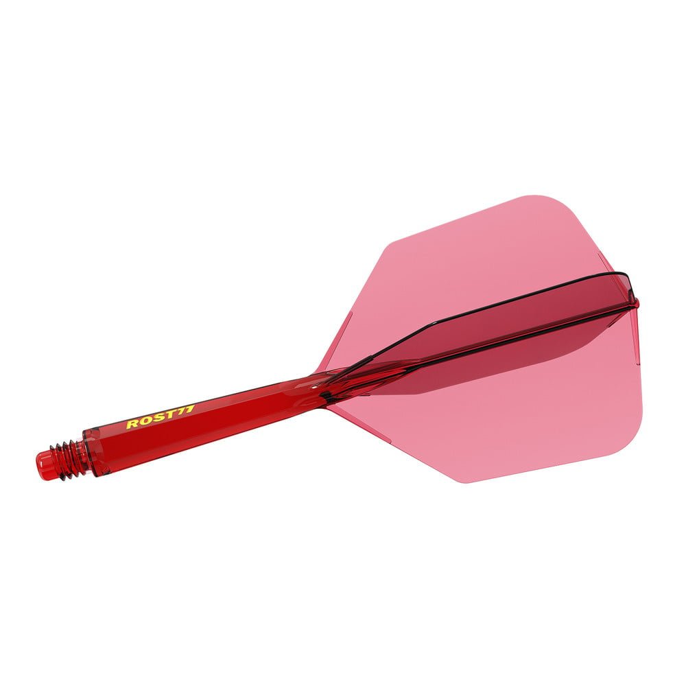 Cuesoul ROST 77 Transparent Red Big Wing - Dart Flights