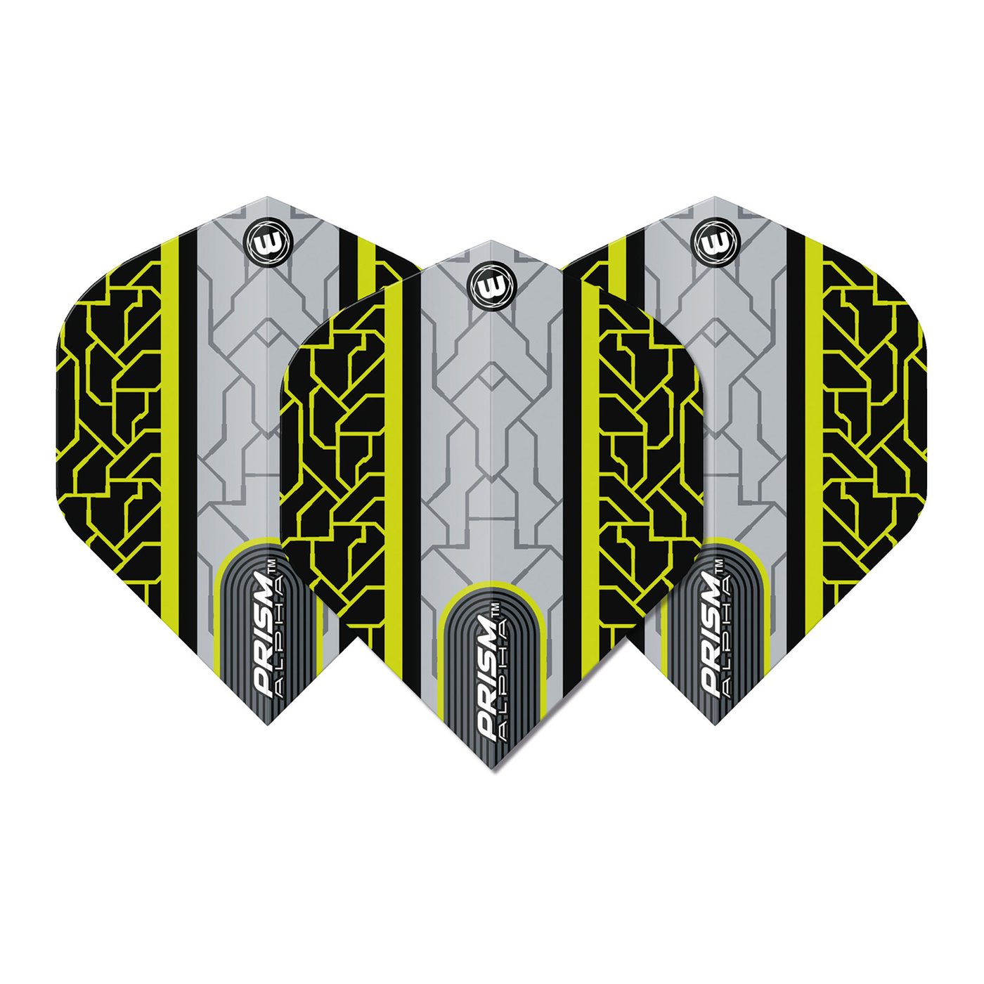 Winmau Prism Alpha Grey & Green Darts Flights