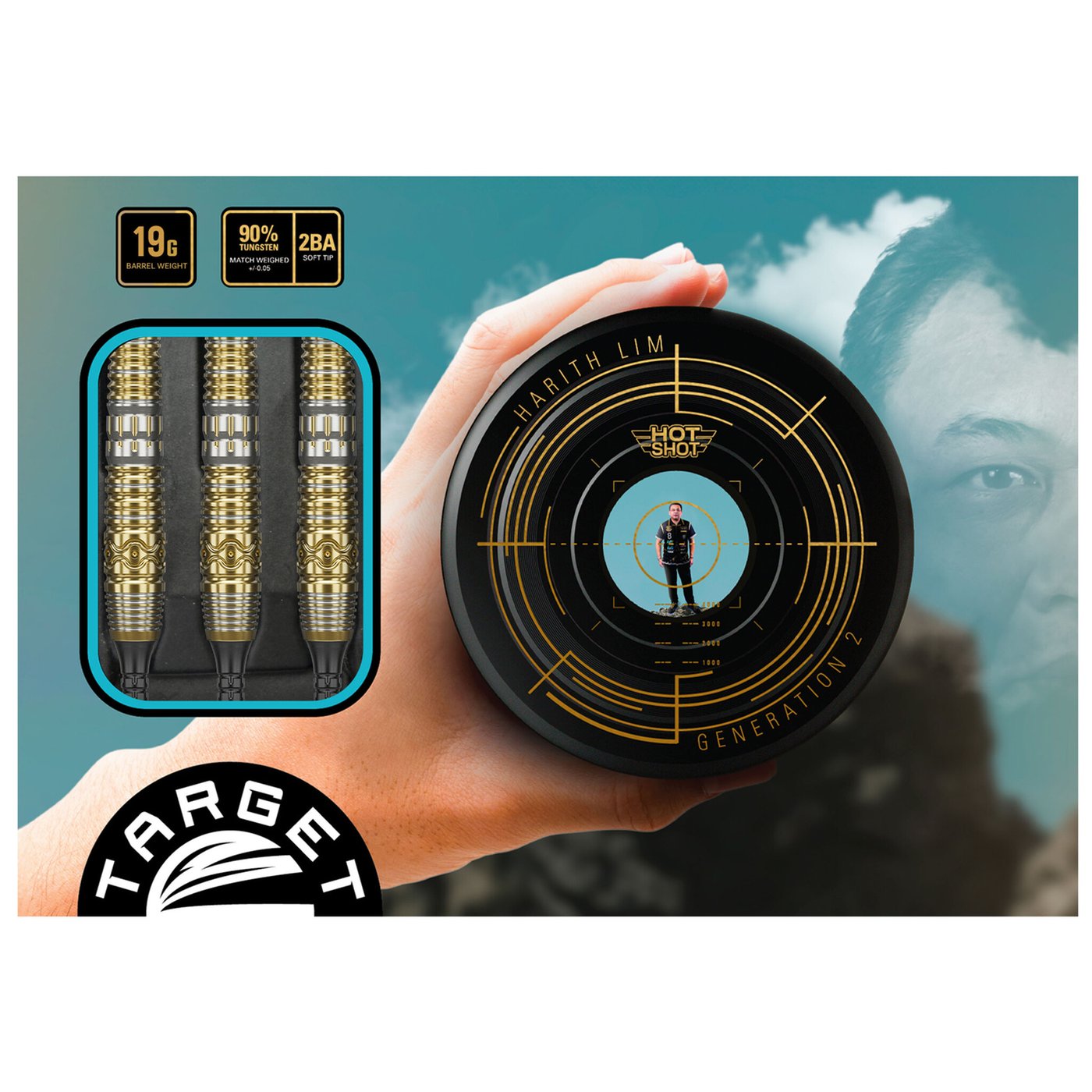 ダーツ TARGET PRIME SERIES HOT SHOT G2 Target Japan Prime Series Hot Shot Harith Lim G2 Swiss Point