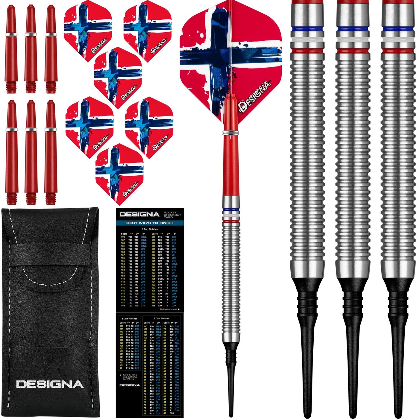 Patriot X Norway 90% Soft Tip Darts